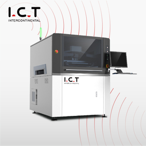 ICT-4034高品質フルオートSMTPCB印刷機
